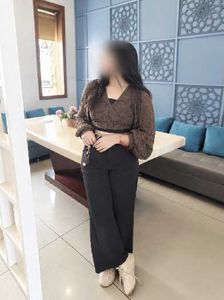 Stylish Brown Sheer Cropped Top