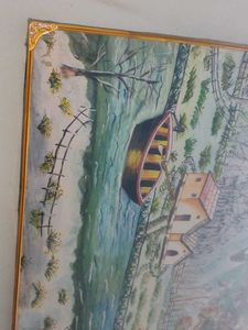 Framed Landscape Painting
