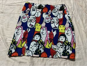 Funky Patterned Mini Skirt