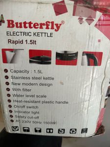 Butterfly Unused 1.5 Litre Kettle