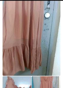 Dusty Rose Classic Date Dress