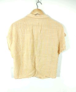 H&amp;M Mustard Yellow Strips Western Top (Women)