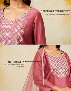New MYX Brand Kurta Pant Dupatta Set