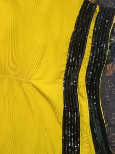 Chic Yellow kaftaan Top