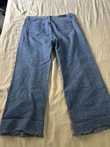 Blue Wide Leg Jeans