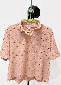 Stylish Broderie Anglaise Top