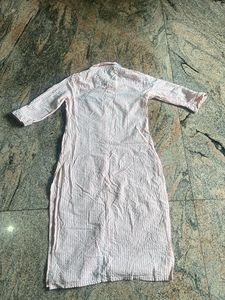 Chic Striped Button-Up kurta