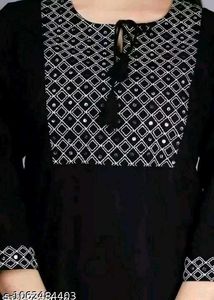 Elegant Black Kurta