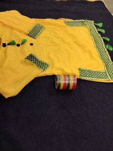 Yellow Gharara Suit XL