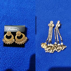 earrings combo of 2 set