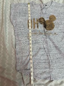 Cute Grey Graphic T-Shirt