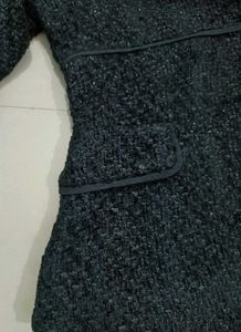 Fancy Glitter Polyster Jacket For All Season