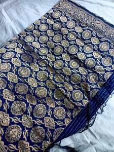 Silk Embroidery Lehenga Choli peach