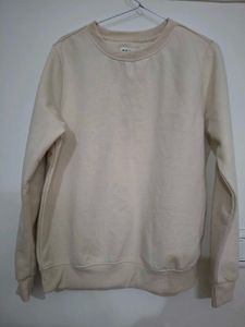 Cream Crew Neck Sweatshirt