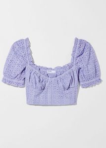 Bershka Lavender Top
