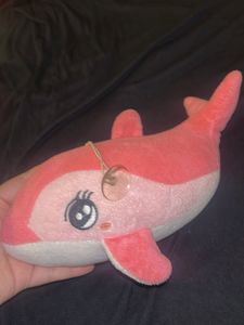 Cute Pink Shark Plush Toy