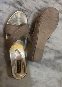 Sparkly Wedge Sandals