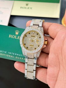 Rolex Watch - Diamond Encrusted Two-Tone
