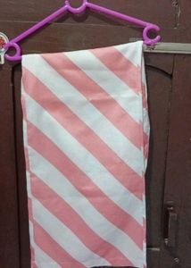 Striped Pink &amp; White Cord Set