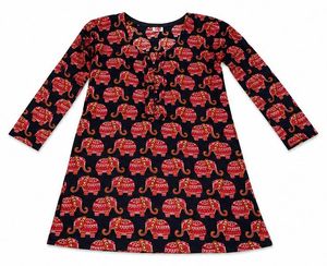Unique Elephant Print Kurta