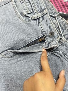 Light Wash Cargo Jeans