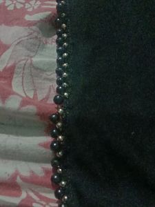Black Dupatta With Nakab