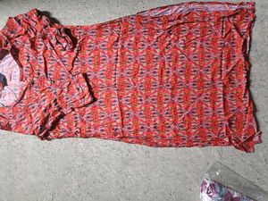 Boho Print Button Down Kurta