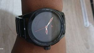 Fastrack Black Dial Men's Watch