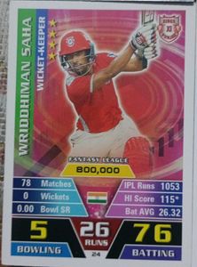 Rare IPL Cricket Player Cards