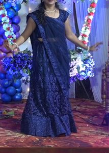Elegant Blue Lehenga Choli