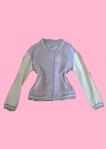Purple & White Varsity Jacket