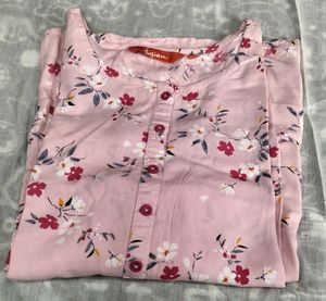 Peach Pathani Kurta