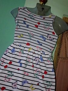 Chic Butterfly Print Mini Dress
