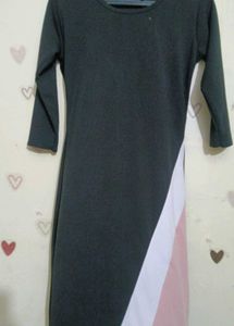 Chic Color Block Sheath Dress