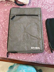 Gray color laptop cover