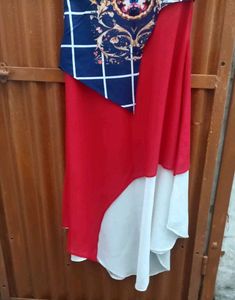 Stylish Blue &amp; Red Kurta Set❤️💙