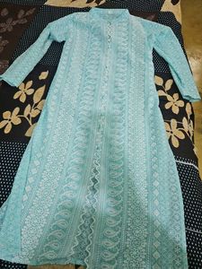 Elegant Light Blue Chikankari Kurta