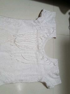 Red &amp; White Kurta Set