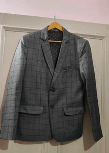 Checkered Blazer