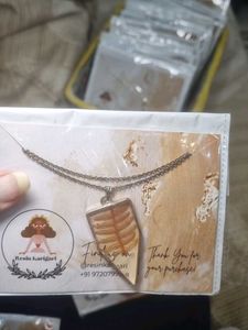 Combo-5 Handmade Resin Pendant Necklace