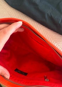 Orange Clutch Bag