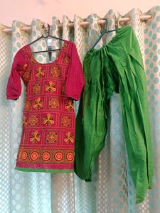 Pink green festival navratri Garba Dance patiala