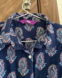 Blue Paisley Print Set
