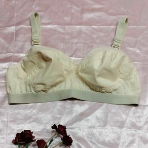 Comfortable cream Bra