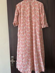 Floral Print Cotton Kurta