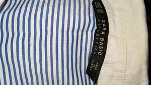 Zara Basic Striped Shirt