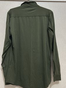 Men's Olive Green Casual Shirt