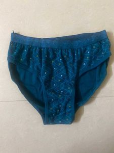 Mid Rise Blue Hipster Panty