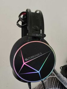 Zebronics Gaming Headphones RGB light Dolby Atmos