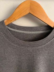 Comfortable Grey Crew Neck T-Shirt